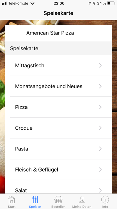 American Star Pizza Screenshot