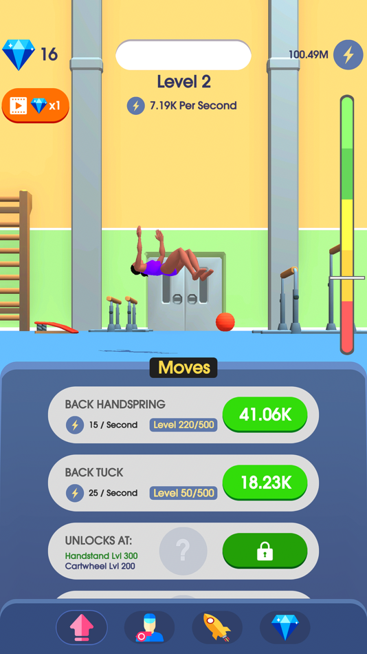 #4. Idle Gymnastics (iOS) 由: Selosoft, Inc.