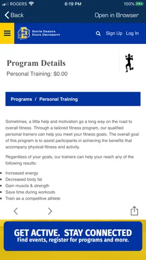 SDState Wellness Center screenshot 3