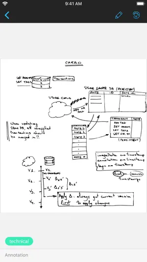 Carbo › Pencil Notes & Drawing screenshot 3