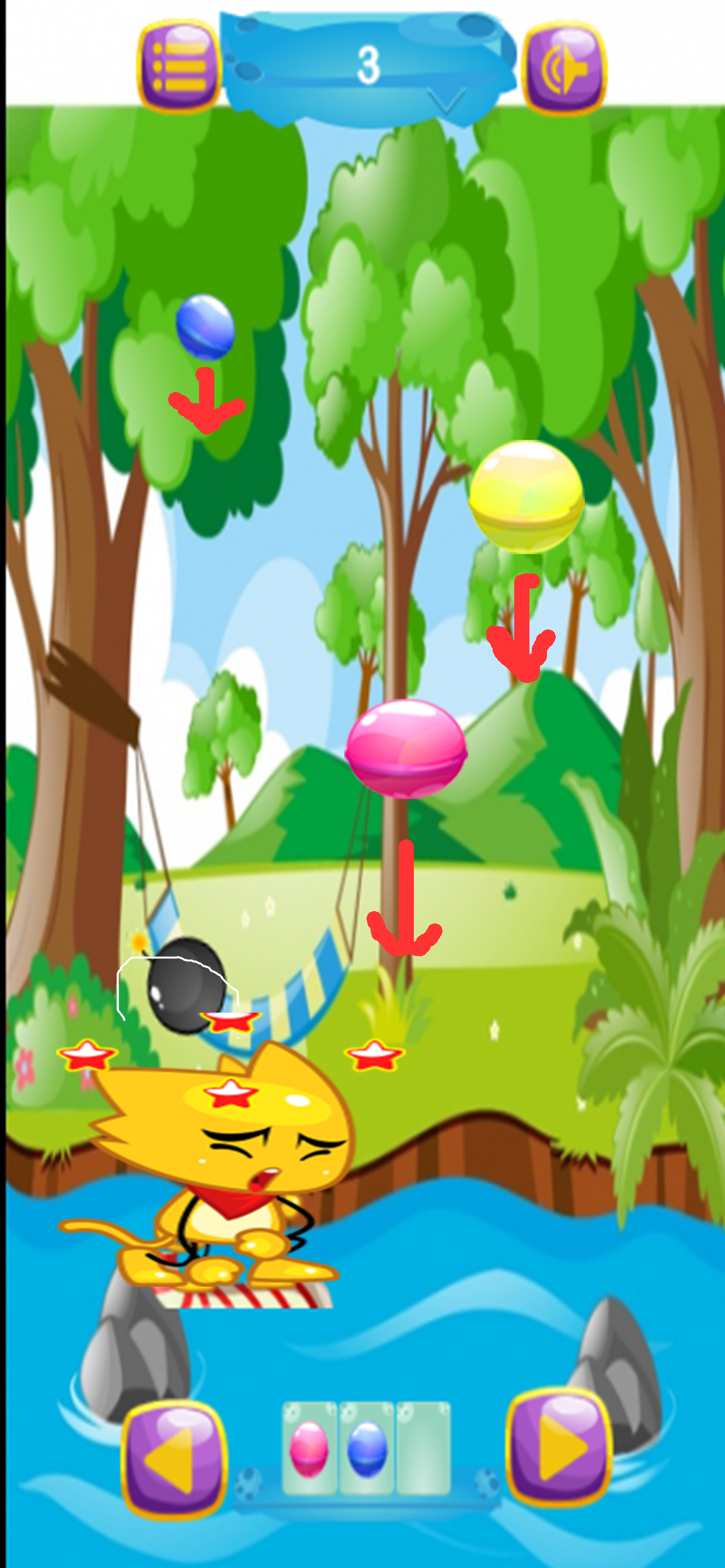 Hero Cat Sweet Candy screenshot 2