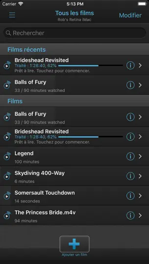 Capture d'écran de VLC Streamer Pro sur iPhone 1