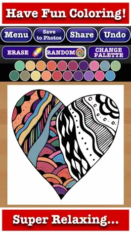 Game screenshot Totally Relaxing Coloring Book mod apk