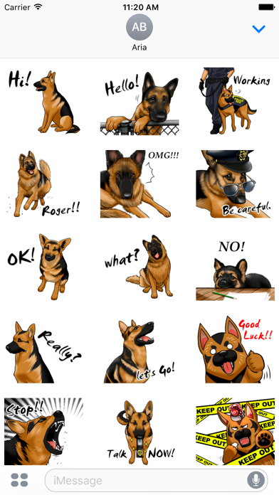 Screenshot #2 pour German Shepherd Dog Sticker