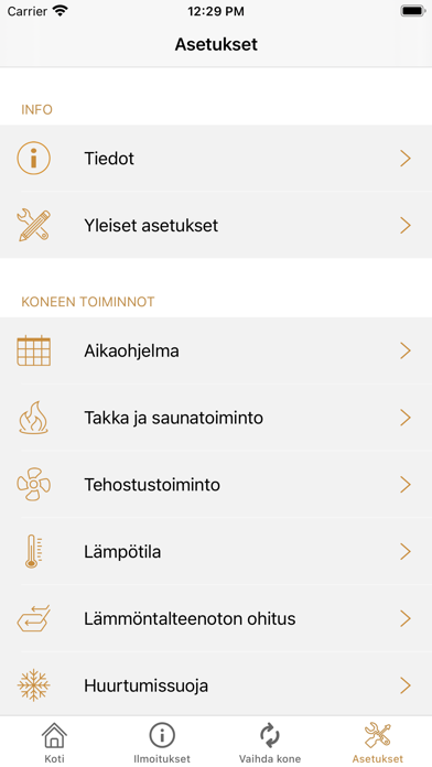 Airfi Control Screenshot