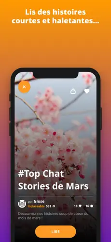 Captura de Pantalla 1 Chat Stories iphone