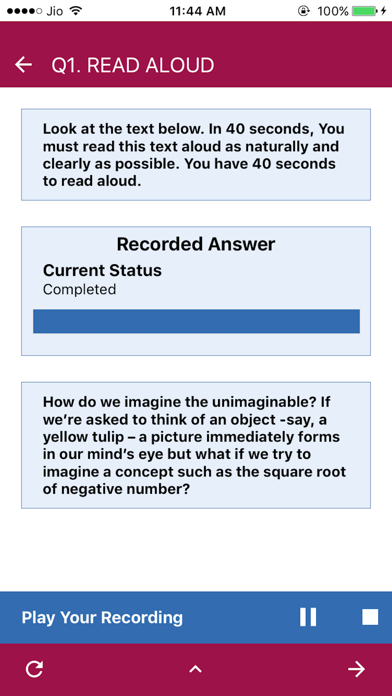 PTE ACADEMIC PRACTICE TEST screenshot 2