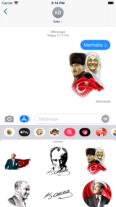 Ataturk Mustafa Kemal Stickers Screenshot