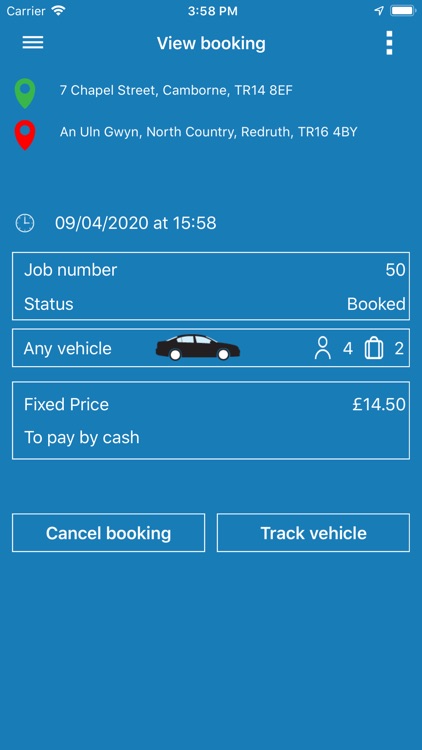 GB Cabs Taxis Camborne screenshot-3