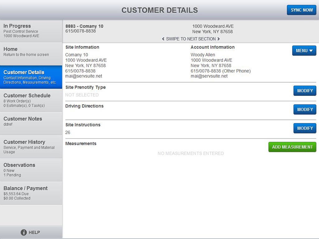 ServSuite Mobile Tablet screenshot 3