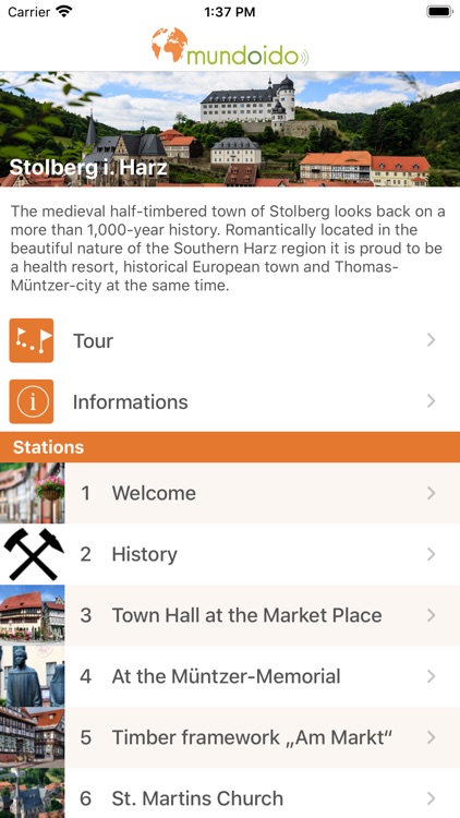 Audioguide Stolberg/Harz - en