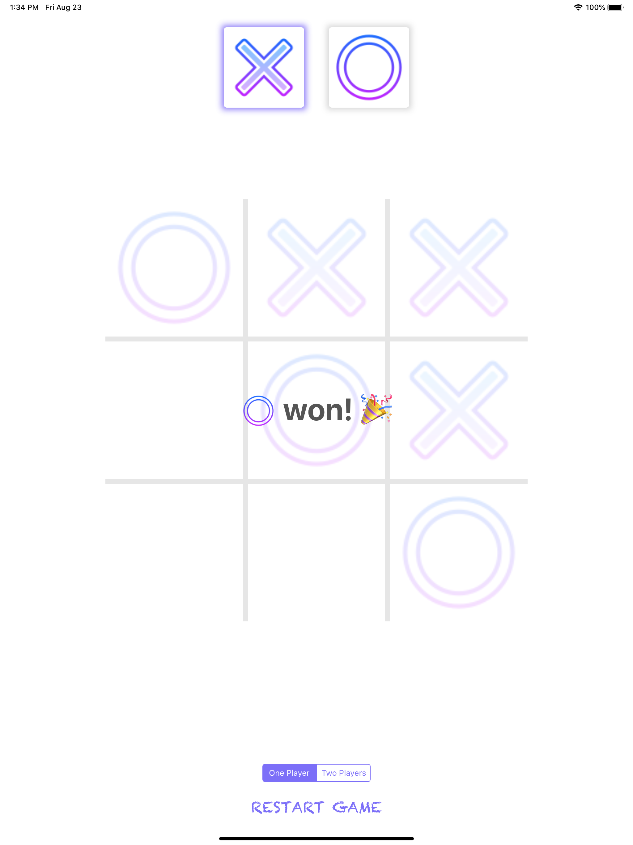 Unbeatable TicTacToe