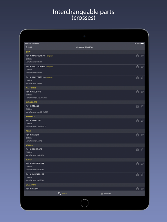 Screenshot #5 for AutoParts for BMW cars