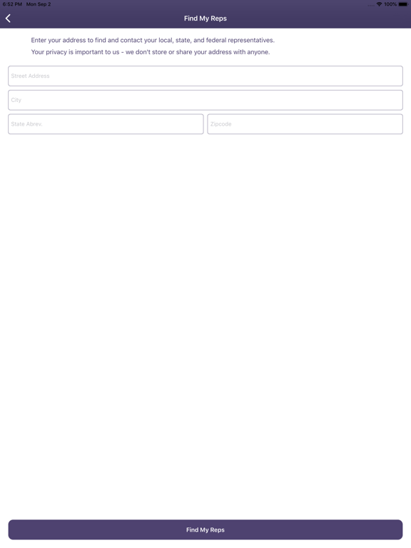 Screenshot #4 pour Shout - Contact Your Reps