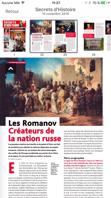 Secrets d'Histoire Magazine screenshot-3