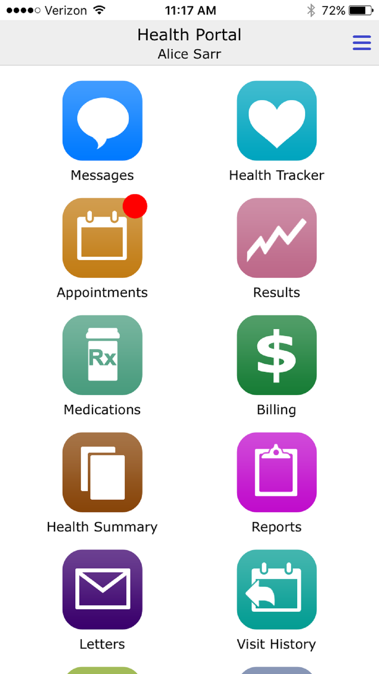 MEDITECH MHealth screenshot 2