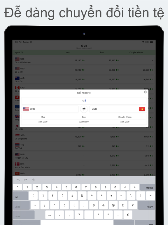 Screenshot #5 pour Tỷ giá đola chợ đen - giá vàng