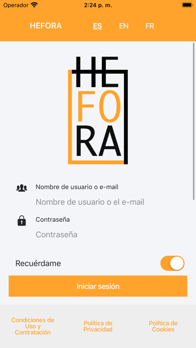 HEFORA Screenshot