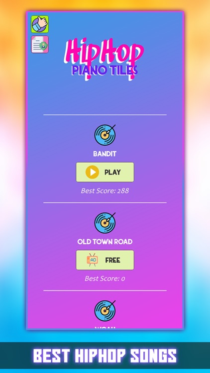 Endless Hip Hop Piano Tiles