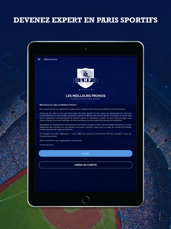LMP iPad screenshot 1 - Sports app