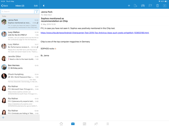 Screenshot #5 pour Sophos Secure Email