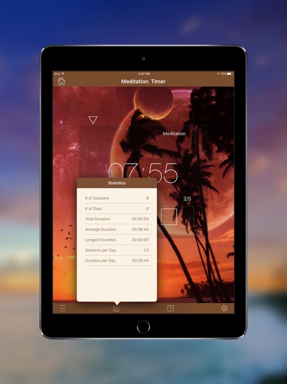 Meditation Timer Pro for iPad screenshot-4