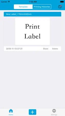 Print Label screenshot 1