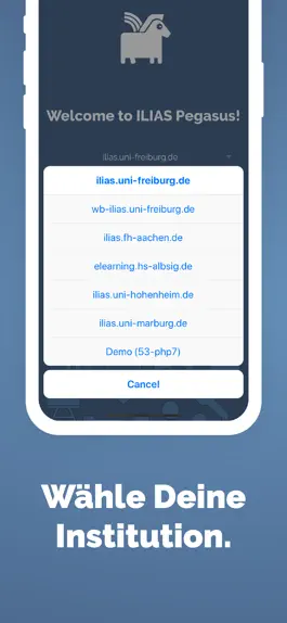 Game screenshot ILIAS Pegasus mobile learning apk
