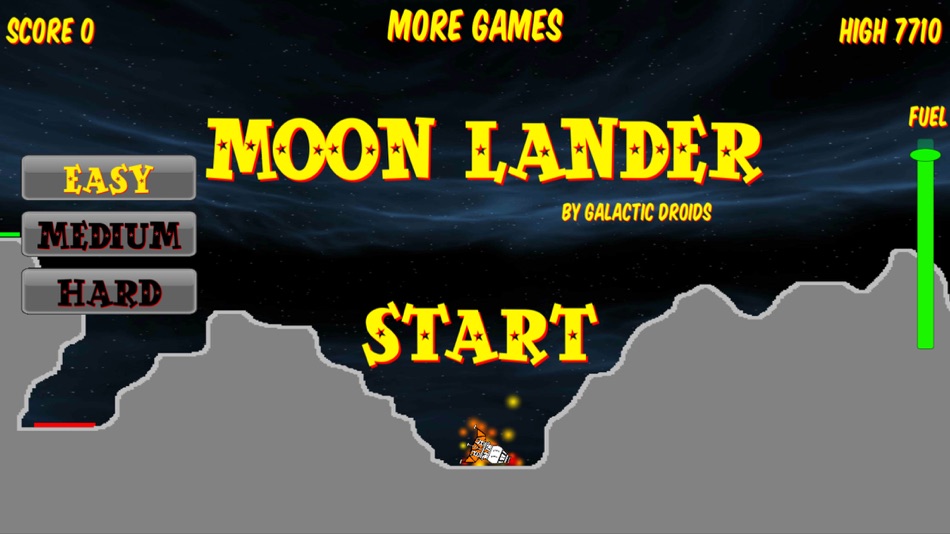 #5. Moon Lander Lunar Lander (iOS) 由: Galatic Droids