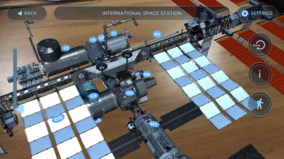 #2. ISS ExplorAR (iOS) Podle: Octagon Studio Ltd