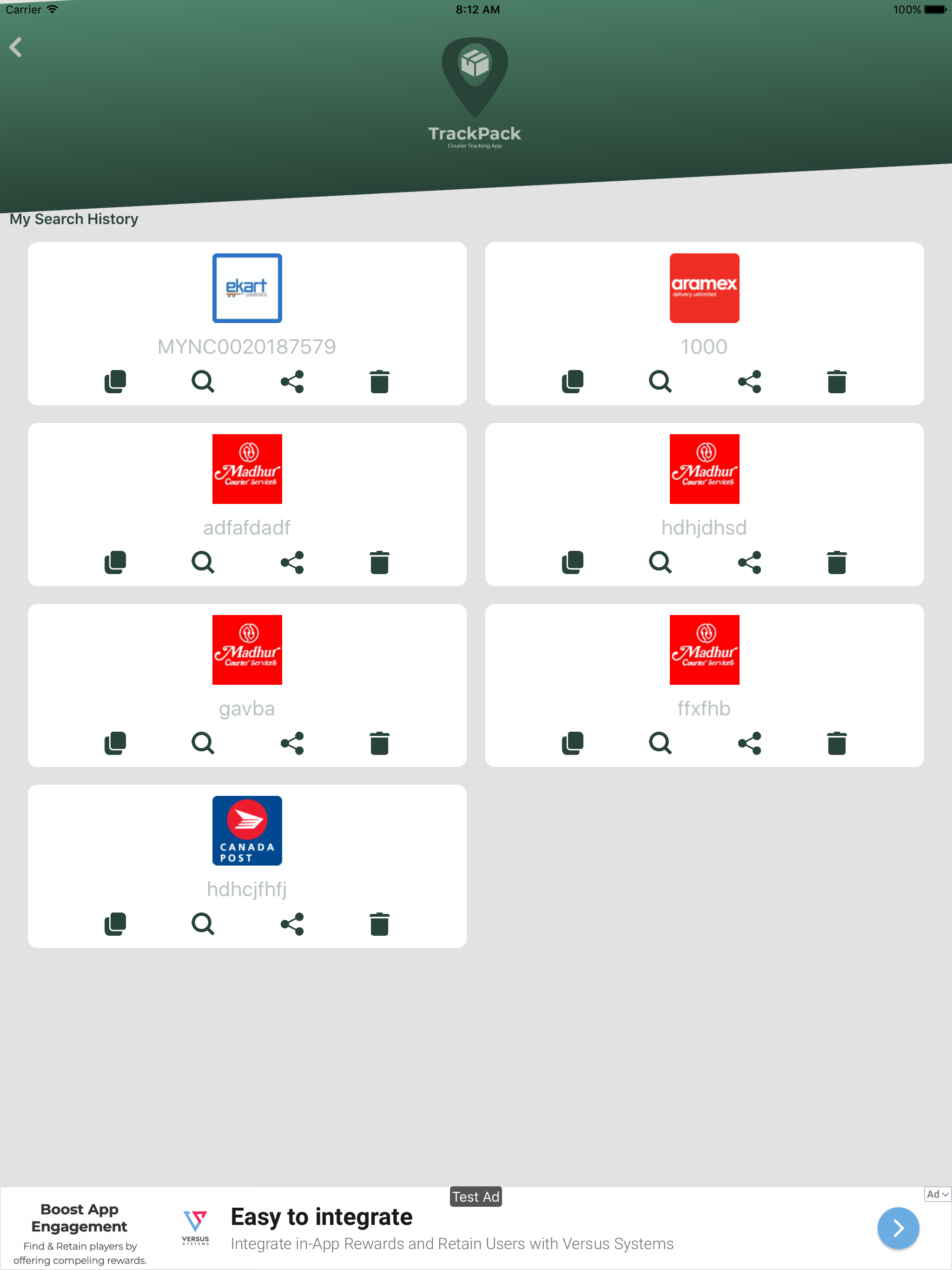 TrackPack App