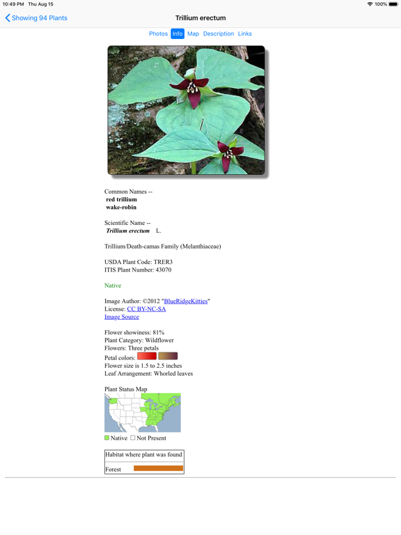 Screenshot #6 pour Ohio Wildflowers
