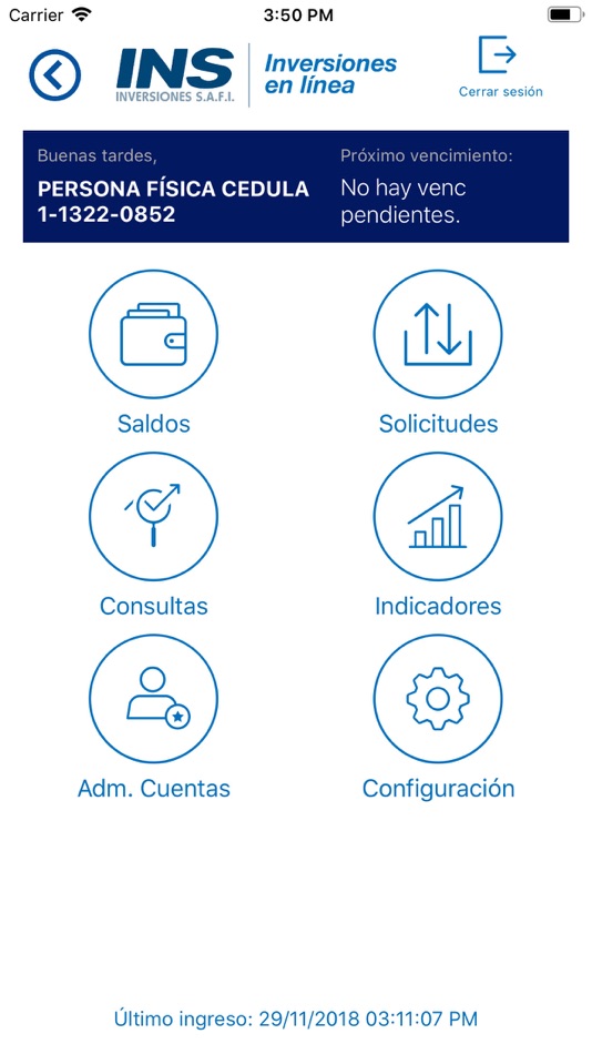 #2. INS Inversiones (iOS) 由: INS Inversiones Sociedad Administradora de Fondos de Inversión S.A.