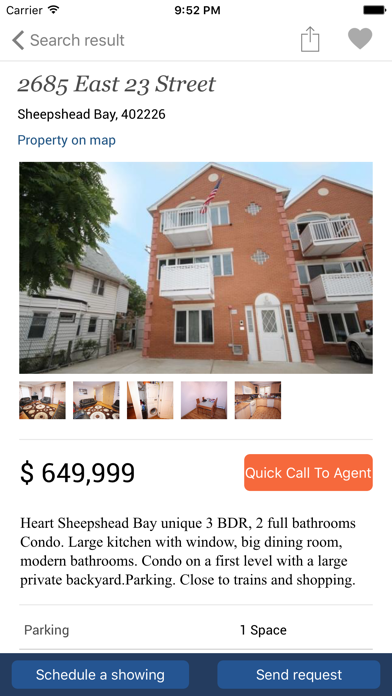 Wilk Real Estate Screenshot