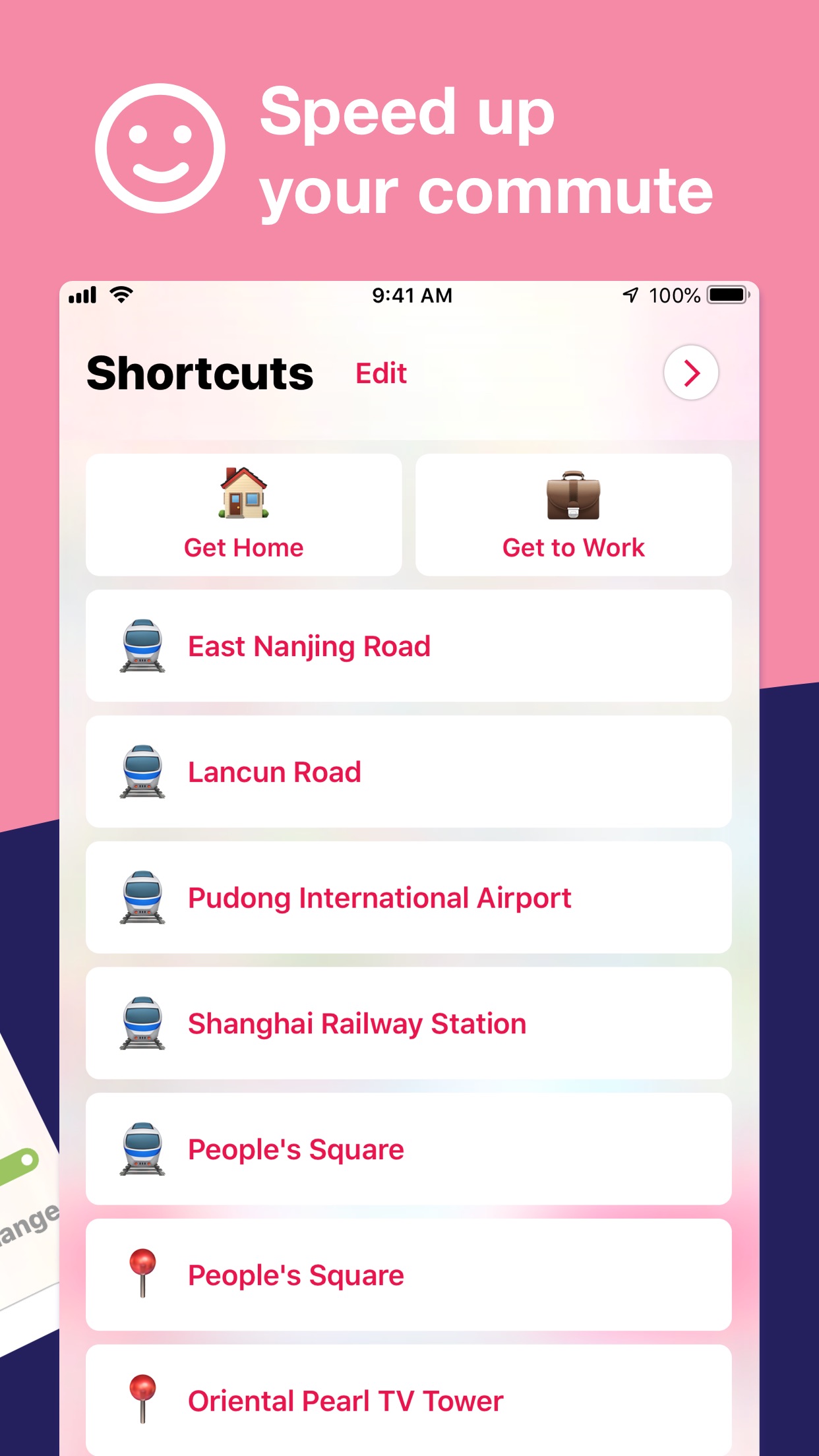 Screenshot do app Shanghai Metro Interactive Map