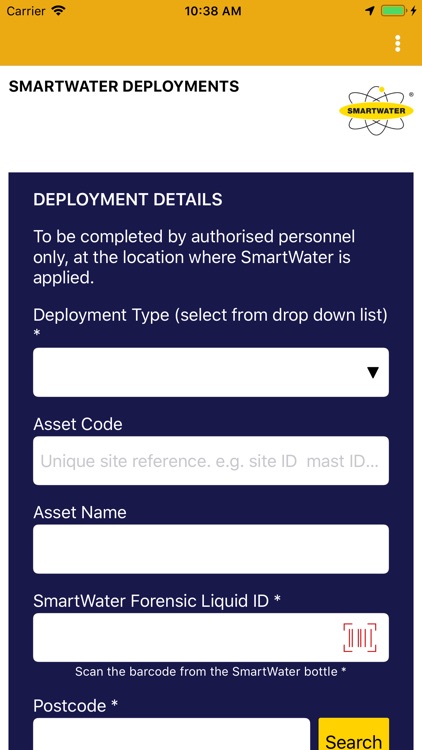 SmartWater Deployments