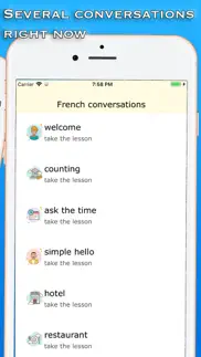 french conversations iphone screenshot 3