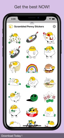 Scrambled Penny Stickerのおすすめ画像2