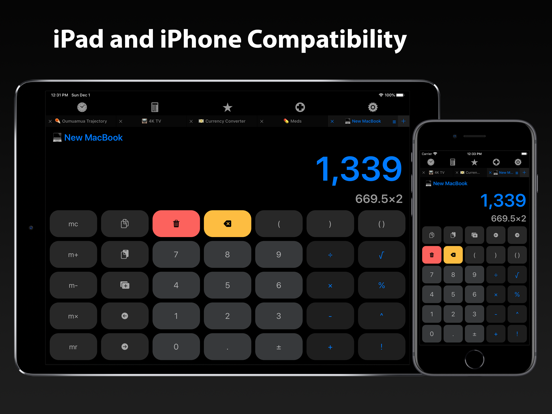 Objective Calculator iPad screenshot 8 - Utilities app