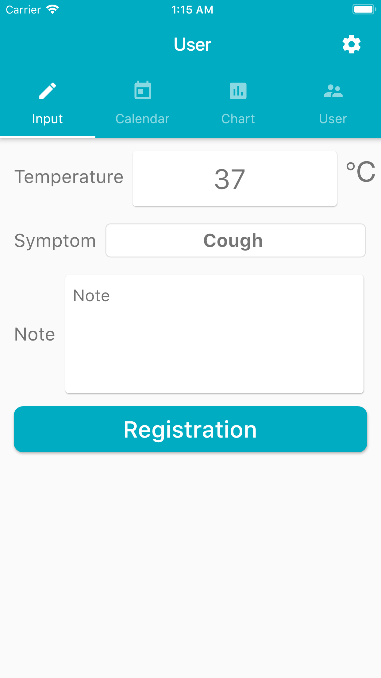 Body Temp Record Tracker