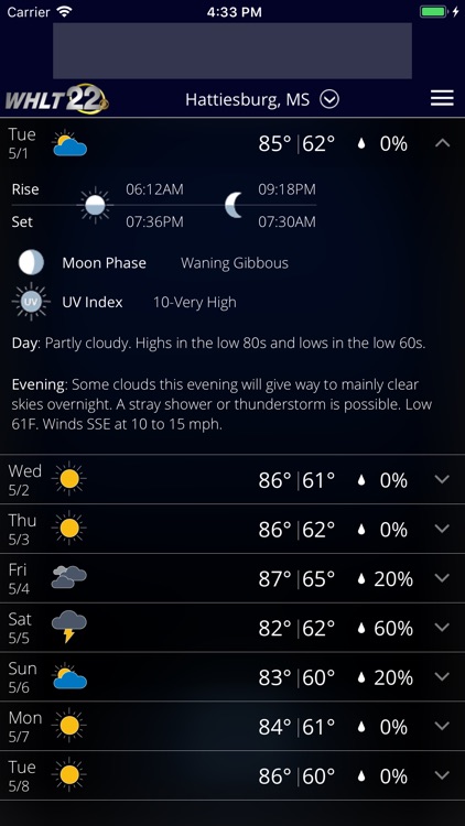 WHLT Weather – Hattiesburg, MS