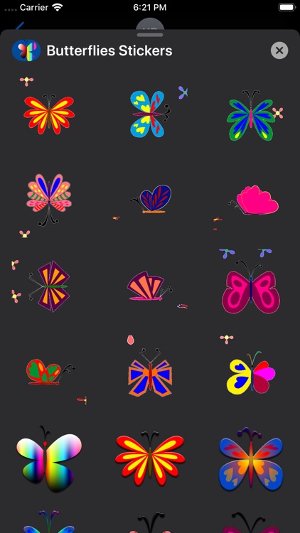 Butterflies Stickers screenshot-5