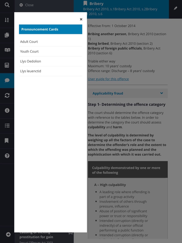 #1. Sentencing Guidelines (iOS) By: Sentencing Council