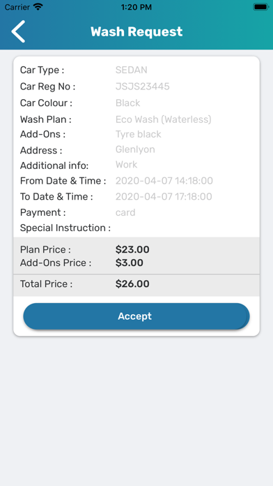 Screenshot #1 pour WashMe Now - Washer