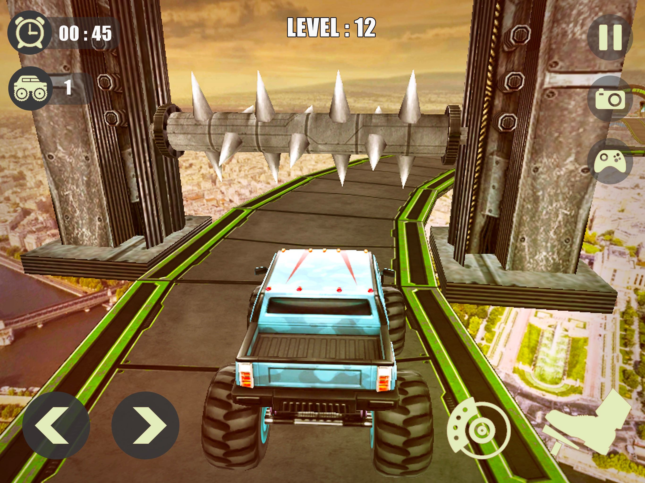 3D Monster Truck Derby Stunt