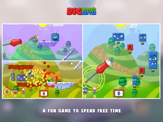 Screenshot #6 pour Big Blocks Battle: Slingshot