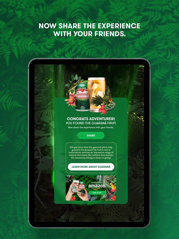 Guaraná Experience iPad screenshot 5 - Entertainment app