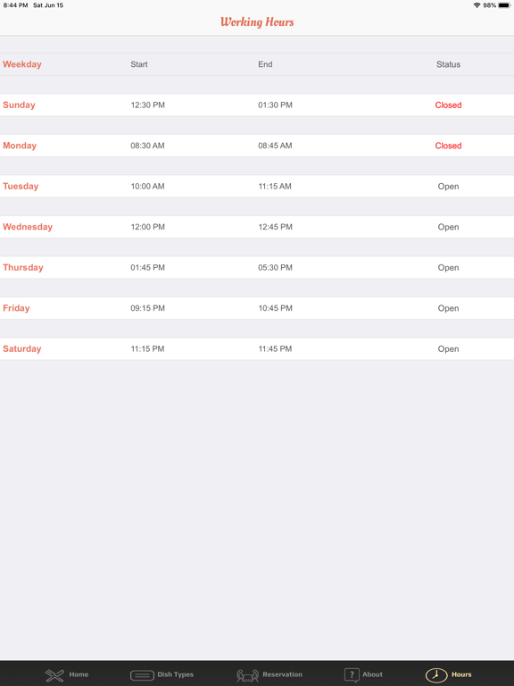 Restaurant Online iPad screenshot 5 - Food & Drink app