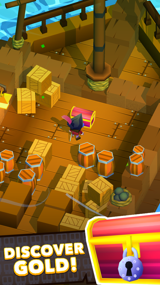#4. Blocky Pirates (iOS) Göre: Full Fat Productions Ltd