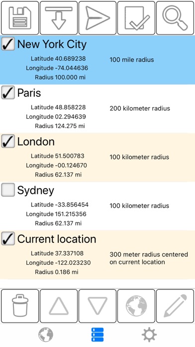 Radius on Map Full Version Screenshot